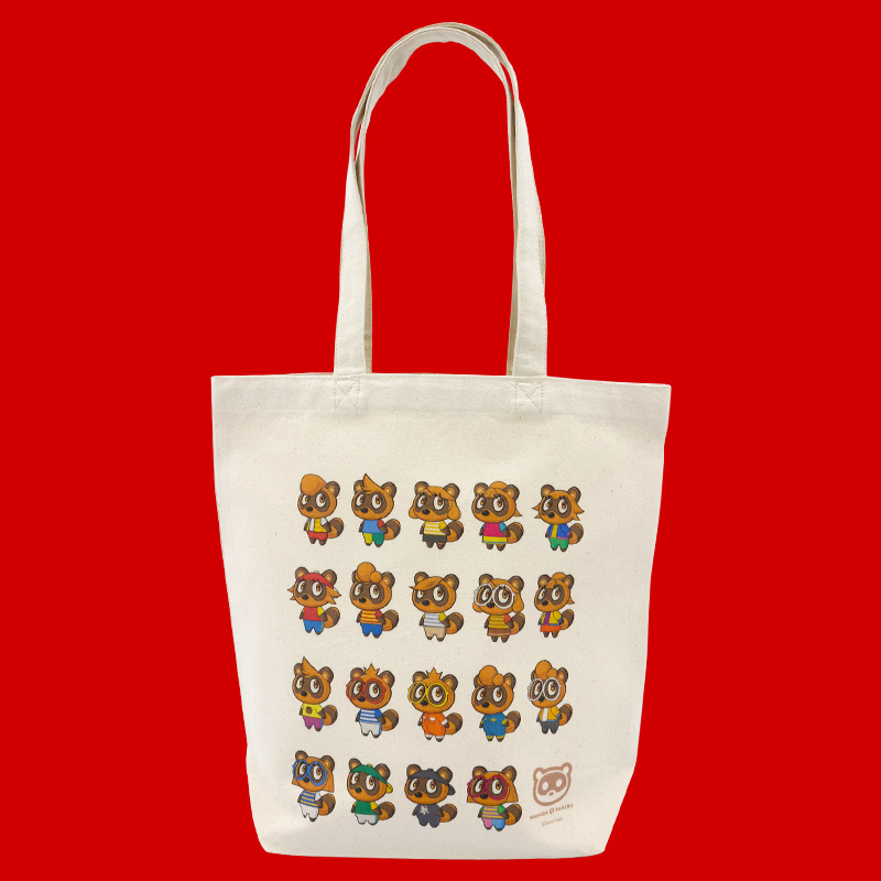 たぬき族トートバッグ画像